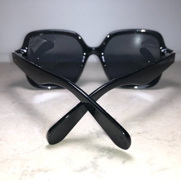 Polaroid Oversized Black Polarized Sunglasses